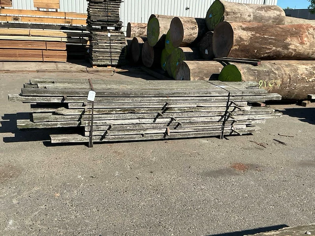 Pakket hardhout vlonderplanken diverse (azobé) - afbeelding 2 van  4