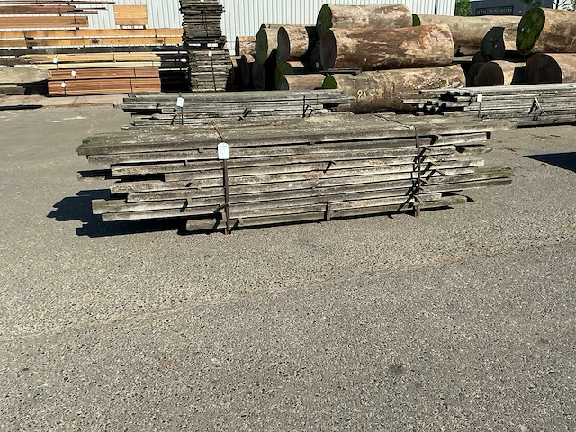 Pakket hardhout vlonderplanken diverse (azobé) - afbeelding 2 van  4
