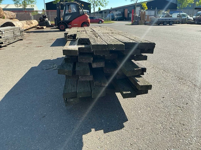 Pakket hardhout vlonderplanken diverse (azobé) - afbeelding 4 van  4