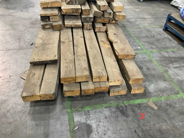 Pakket oud eiken delen - afbeelding 4 van  7