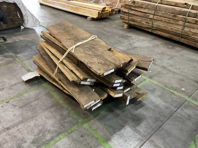Pakket oud eiken delen - afbeelding 3 van  6