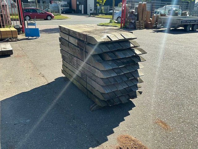 Pakket tuinpaal (azobé) - afbeelding 2 van  4
