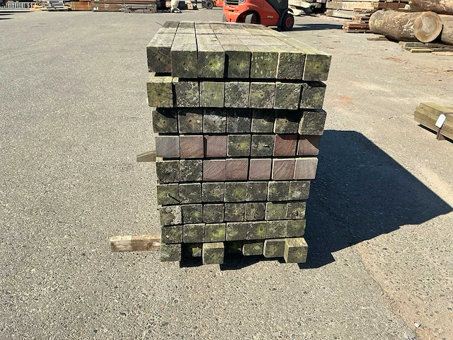 Pakket tuinpaal (azobé) - afbeelding 4 van  4
