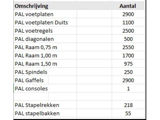 Pal 20 torens / ondersteuning - afbeelding 7 van  15
