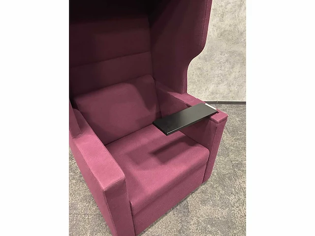 Palau tank - akoestische belstoel met uitschuiftafel - afbeelding 5 van  14