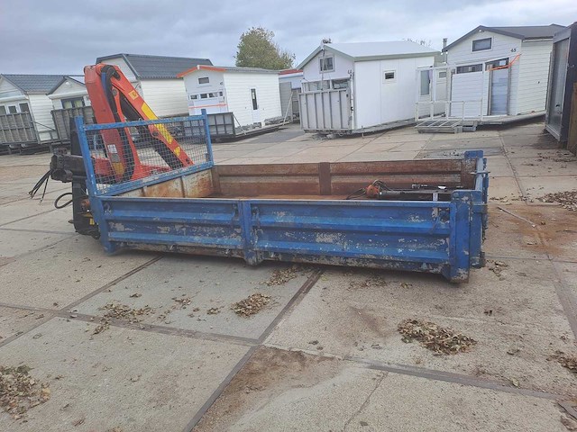 Palfinger pe8000 autolaadkraan met afzetcontainer - 1995 - afbeelding 5 van  12