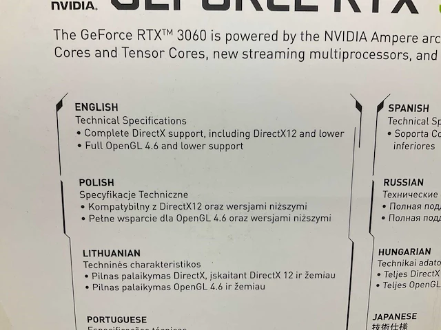 Palit geforce rtx 3060 videokaart - afbeelding 5 van  5