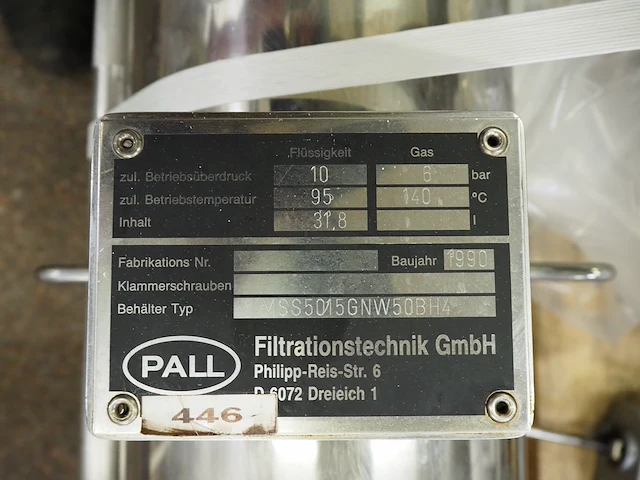 Pall filtrationstechnik gmbh - afbeelding 3 van  3