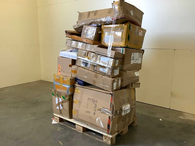 Pallet - elektronica - retourgoederen - afbeelding 1 van  27