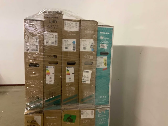 Pallet - hisense - television (10x) - afbeelding 4 van  20