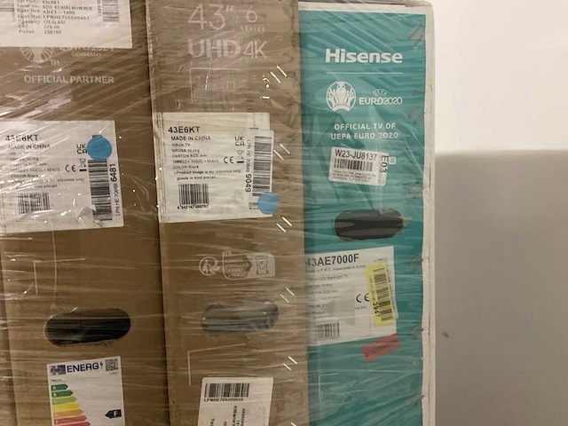 Pallet - hisense - television (10x) - afbeelding 6 van  20