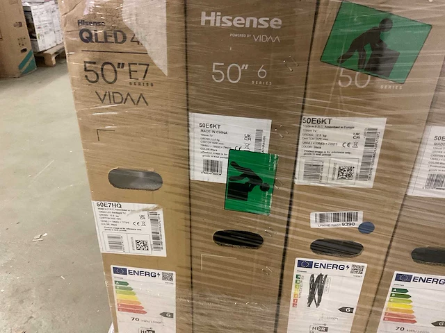 Pallet - hisense - television (10x) - afbeelding 7 van  20