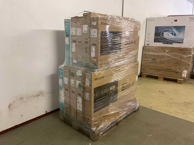 Pallet - hisense - television (10x) - afbeelding 16 van  20