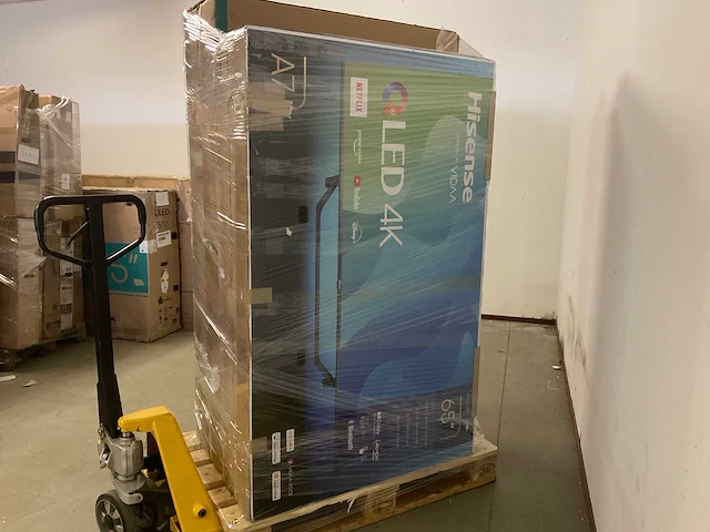 Pallet - hisense - television (4x) - afbeelding 6 van  17