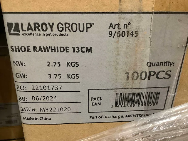 Pallet - hondensnacks - 1508items - afbeelding 2 van  5