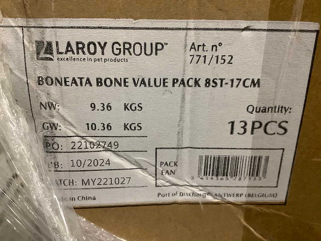 Pallet - hondensnacks - 260items - afbeelding 2 van  5