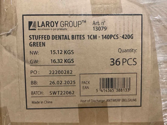 Pallet - hondensnacks - 640items - afbeelding 4 van  5