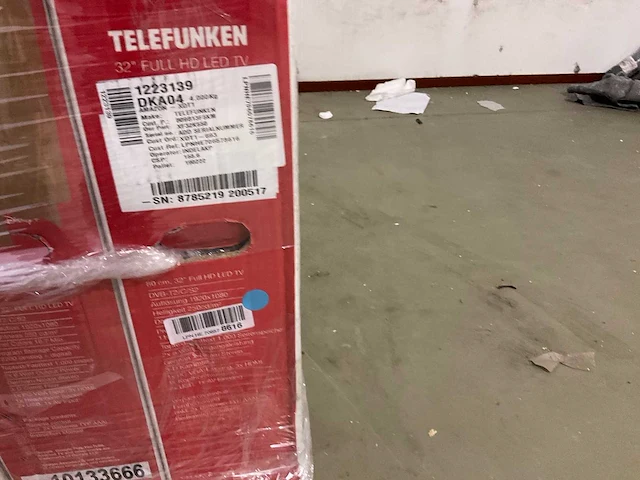 Pallet - telefunken - 32 inch - television (11x) - afbeelding 3 van  18