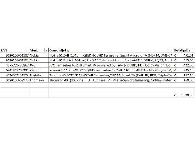 Pallet - televisie retourgoederen - 6 items - afbeelding 7 van  8