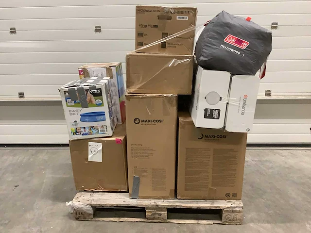 Pallet a-merk retourgoederen - 10 items - afbeelding 1 van  7