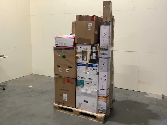 Pallet a-merk retourgoederen - 12 items - afbeelding 1 van  6