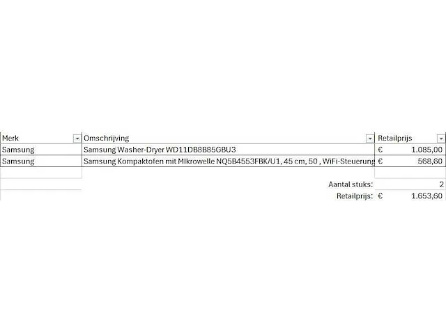 Pallet a-merk retourgoederen - 2 items - afbeelding 5 van  6