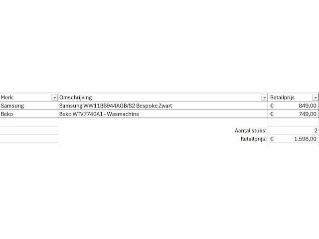 Pallet a-merk retourgoederen - 2 items - afbeelding 5 van  6
