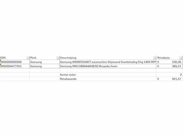 Pallet a-merk retourgoederen - 2 items - afbeelding 5 van  6