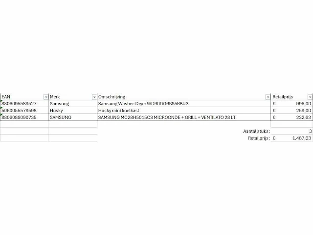 Pallet a-merk retourgoederen - 3 items - afbeelding 5 van  6