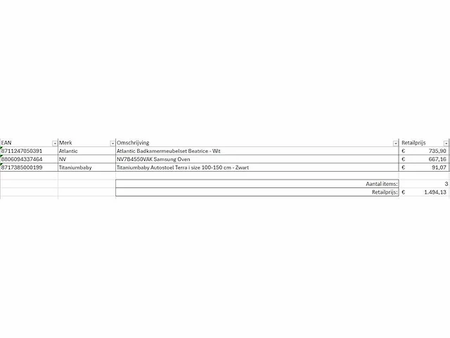 Pallet a-merk retourgoederen - 3 items - afbeelding 5 van  6