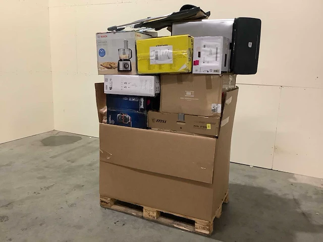 Pallet a-merk retourgoederen - 30 items - afbeelding 1 van  8