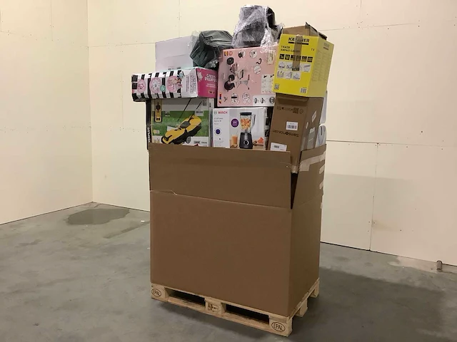 Pallet a-merk retourgoederen - 34 items - afbeelding 1 van  8