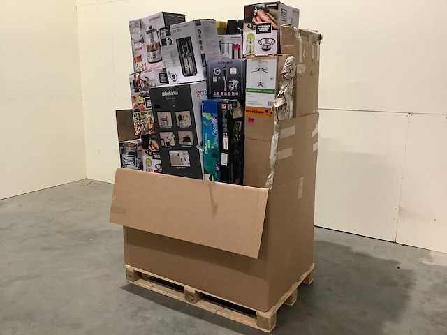 Pallet a-merk retourgoederen - 34 items - afbeelding 1 van  8