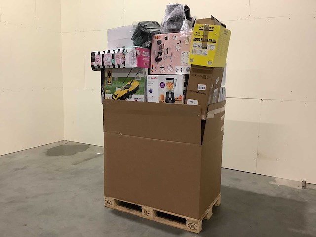 Pallet a-merk retourgoederen - 34 items - afbeelding 1 van  8