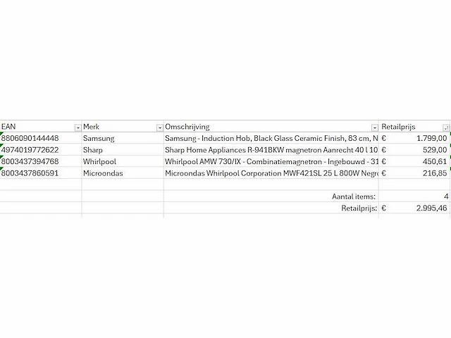 Pallet a-merk retourgoederen - 4 items - afbeelding 6 van  7