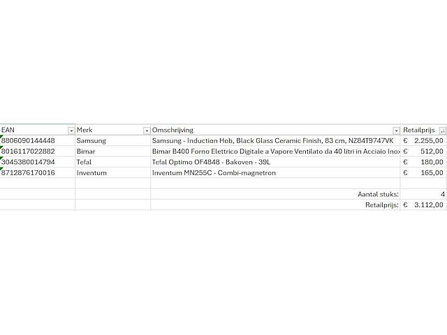 Pallet a-merk retourgoederen - 4 items - afbeelding 5 van  6