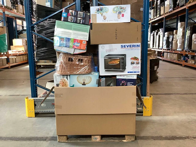 Pallet a-merk retourgoederen - 40 items - afbeelding 1 van  7