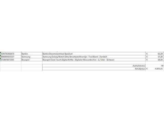 Pallet a-merk retourgoederen - 40 items - afbeelding 8 van  9
