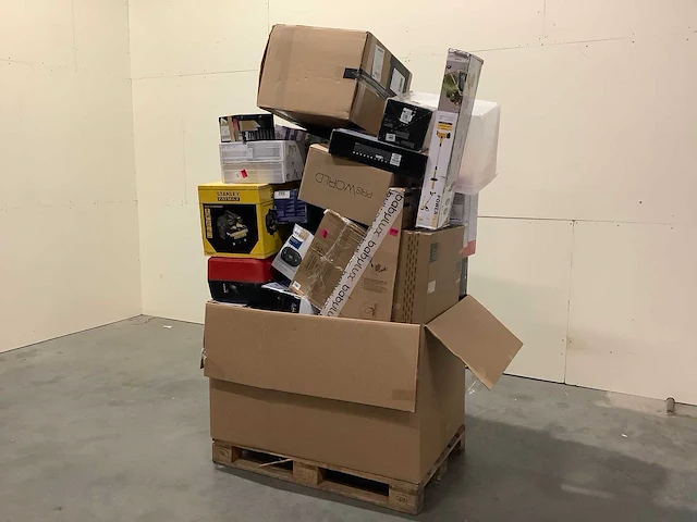 Pallet a-merk retourgoederen - 45 items - afbeelding 1 van  9