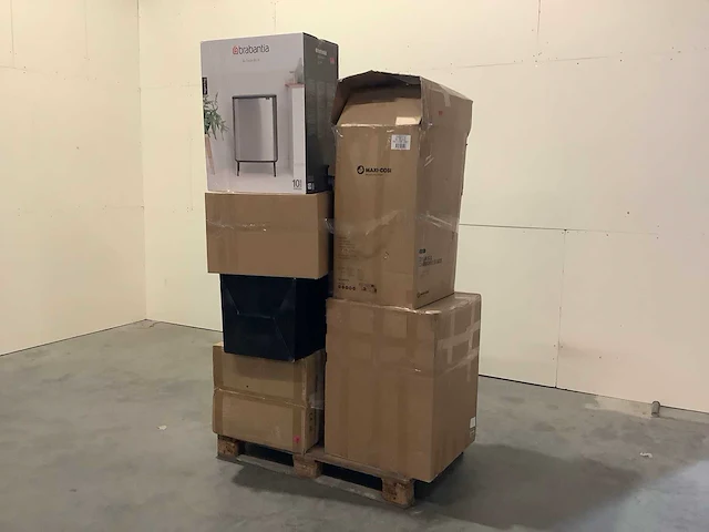 Pallet a-merk retourgoederen - 8 items - afbeelding 1 van  5