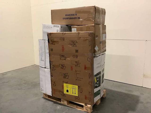 Pallet a-merk retourgoederen - 9 items - afbeelding 1 van  7