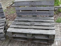 Pallet bank - 120x96x80cm - afbeelding 4 van  4