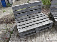Pallet bank - 120x96x80cm - afbeelding 3 van  3