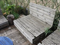 Pallet banken - 2 stuks - 124x86x86cm