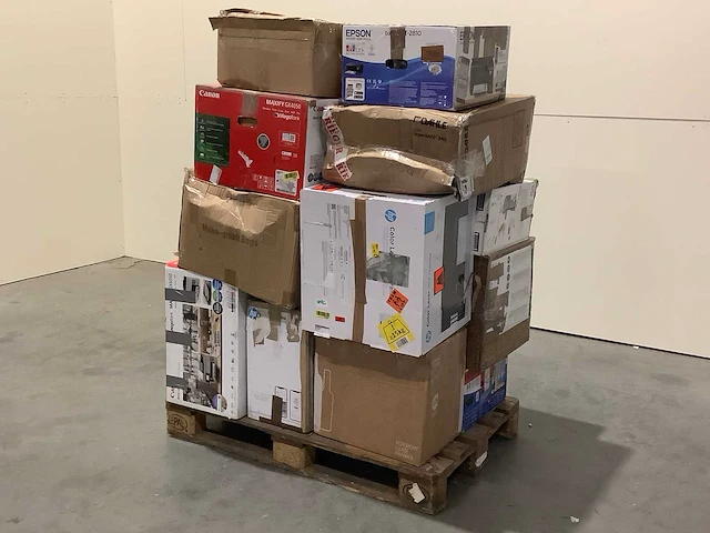 Pallet diverse printers & papierversnipperaars - afbeelding 1 van  5