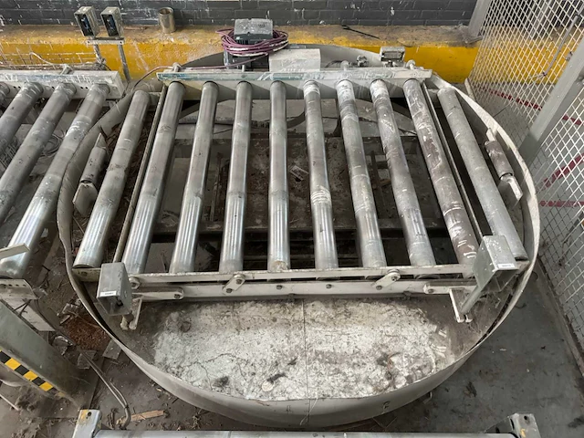 Pallet draai unit met motor - afbeelding 2 van  8
