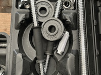 Pallet haltersets in koffer met halterschijven - afbeelding 3 van  11