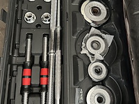 Pallet haltersets in koffer met halterschijven - afbeelding 4 van  11