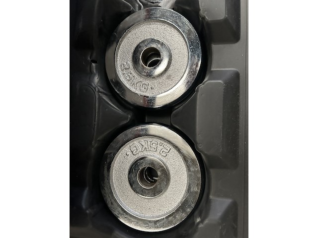 Pallet haltersets in koffer met halterschijven - afbeelding 6 van  11