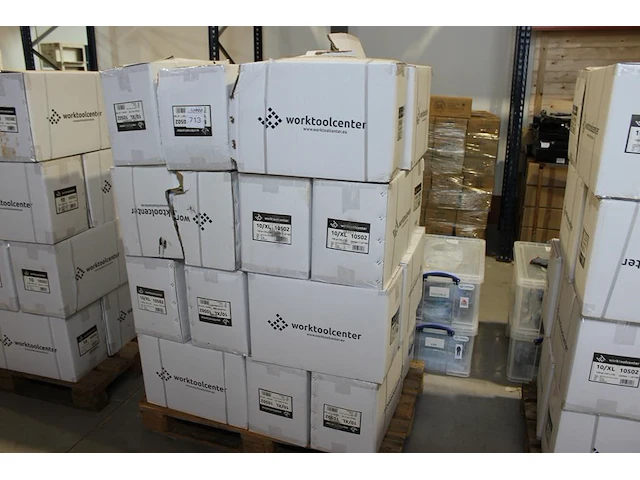 Pallet handschoenen worktoolcenter maat 10/xl in totaal 23 dozen. 2760 paar. - afbeelding 1 van  3
